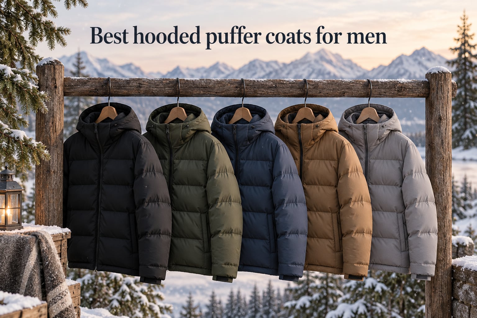 Best hooded puffer coats for men