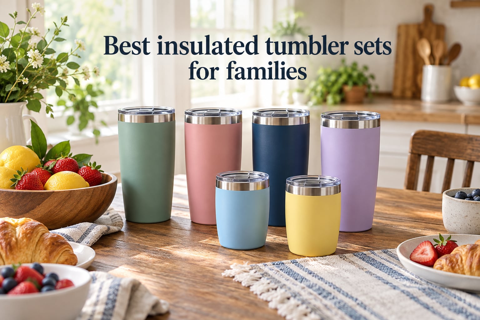 Best insulated tumbler sets for families
