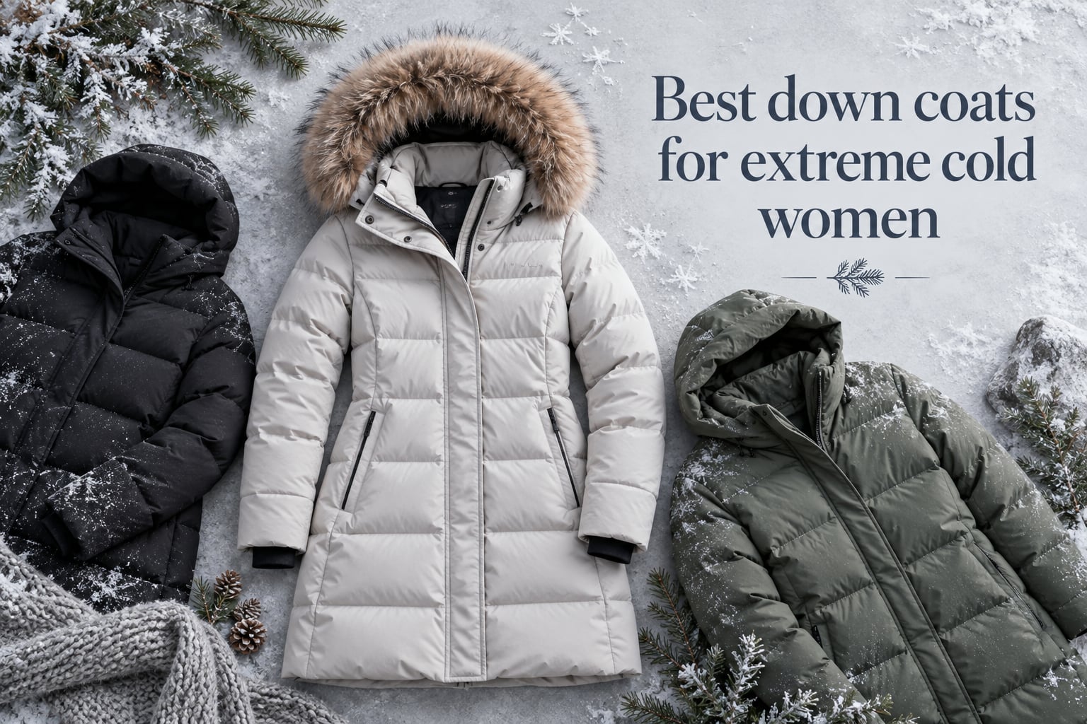 Best down coats for extreme cold women