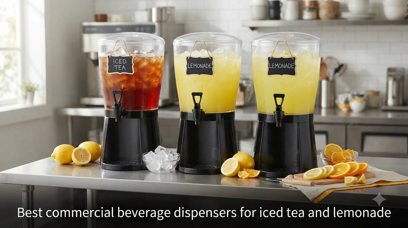 Best commercial beverage dispensers for iced tea and lemonade