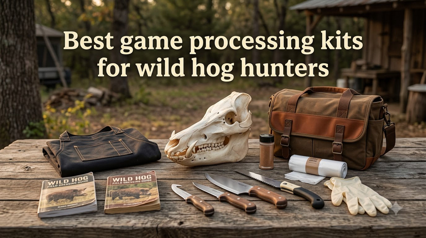 Best game processing kits for wild hog hunters