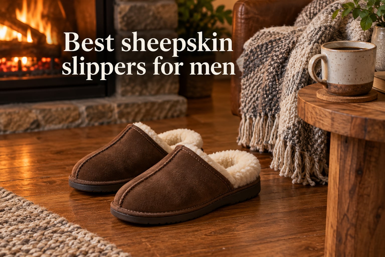 Best sheepskin slippers for men