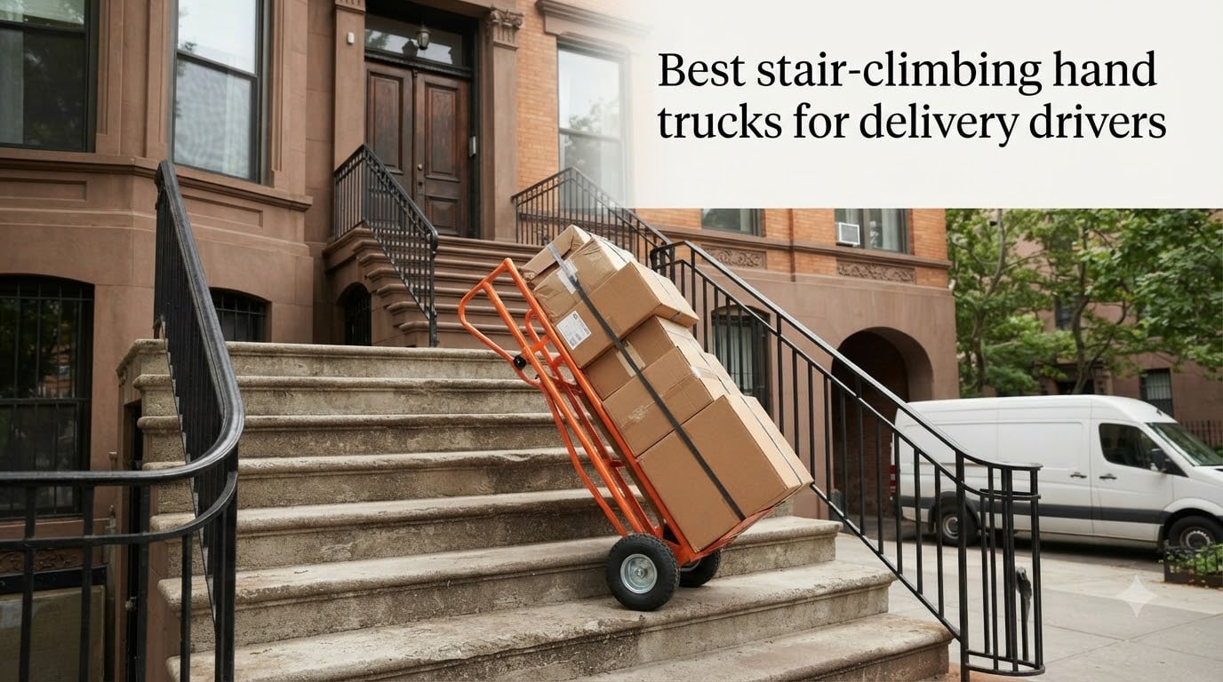 Best stair-climbing hand trucks for delivery drivers