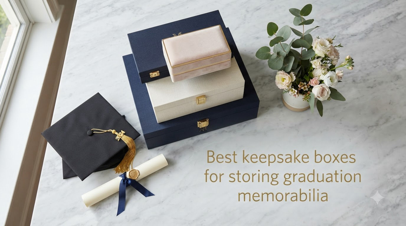 Best keepsake boxes for storing graduation memorabilia