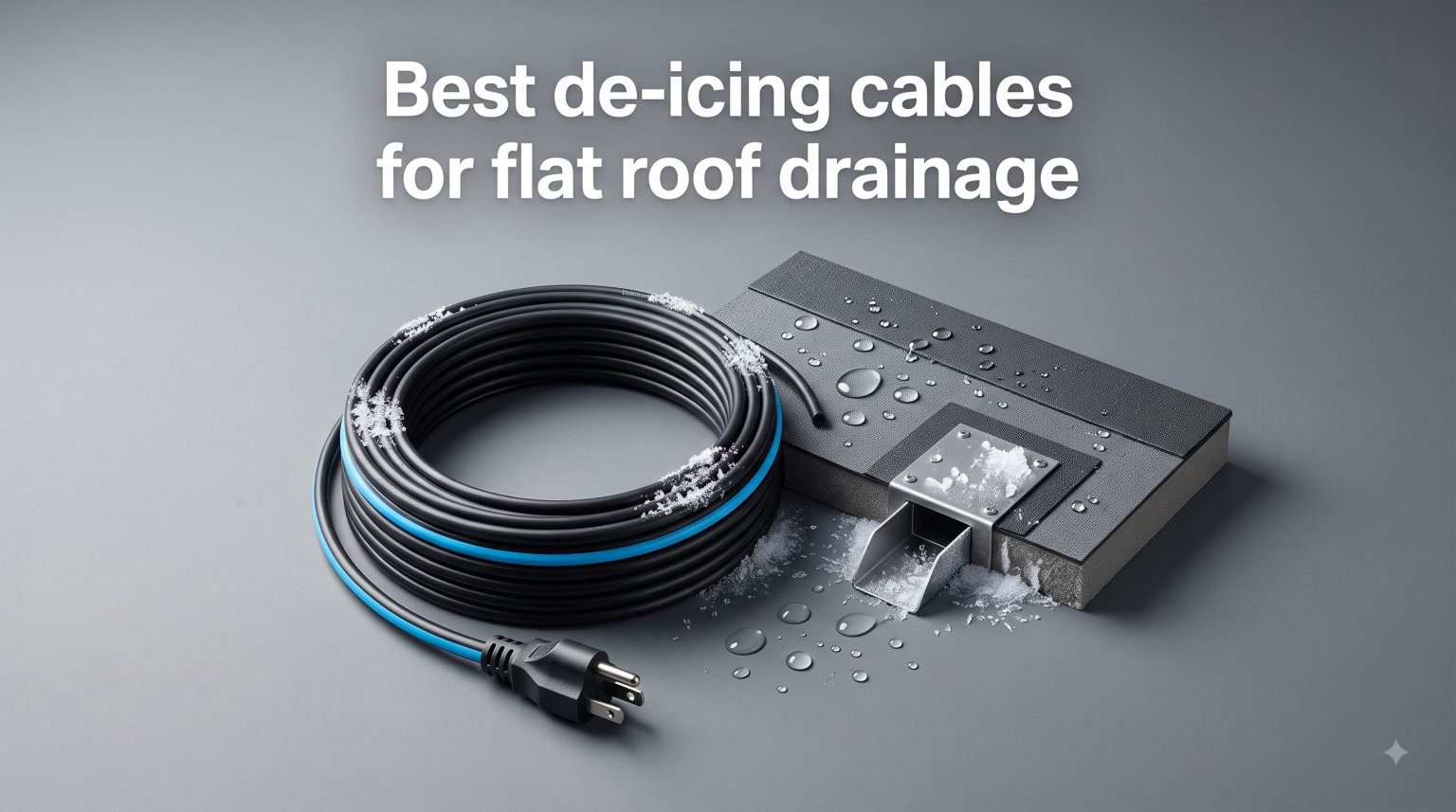 Best de-icing cables for flat roof drainage