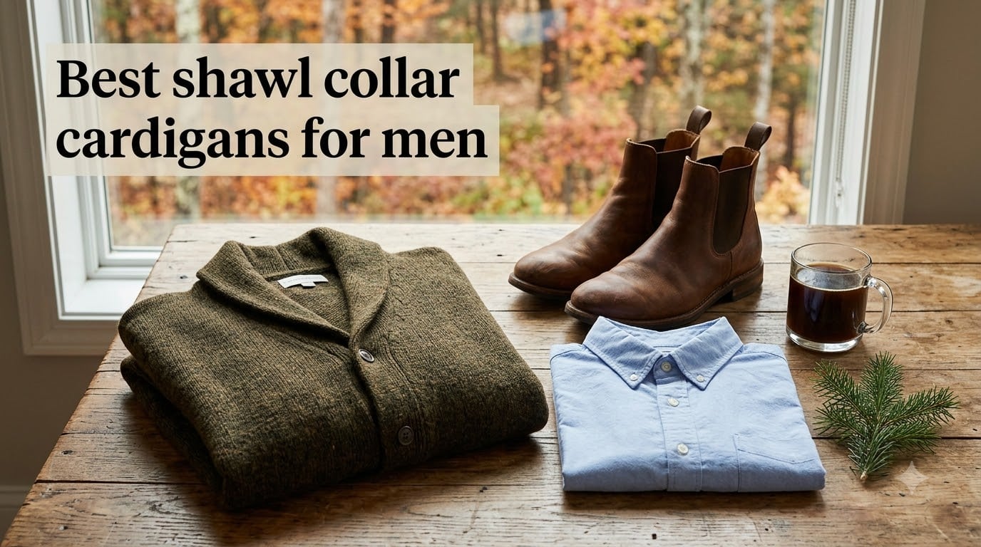 Best shawl collar cardigans for men