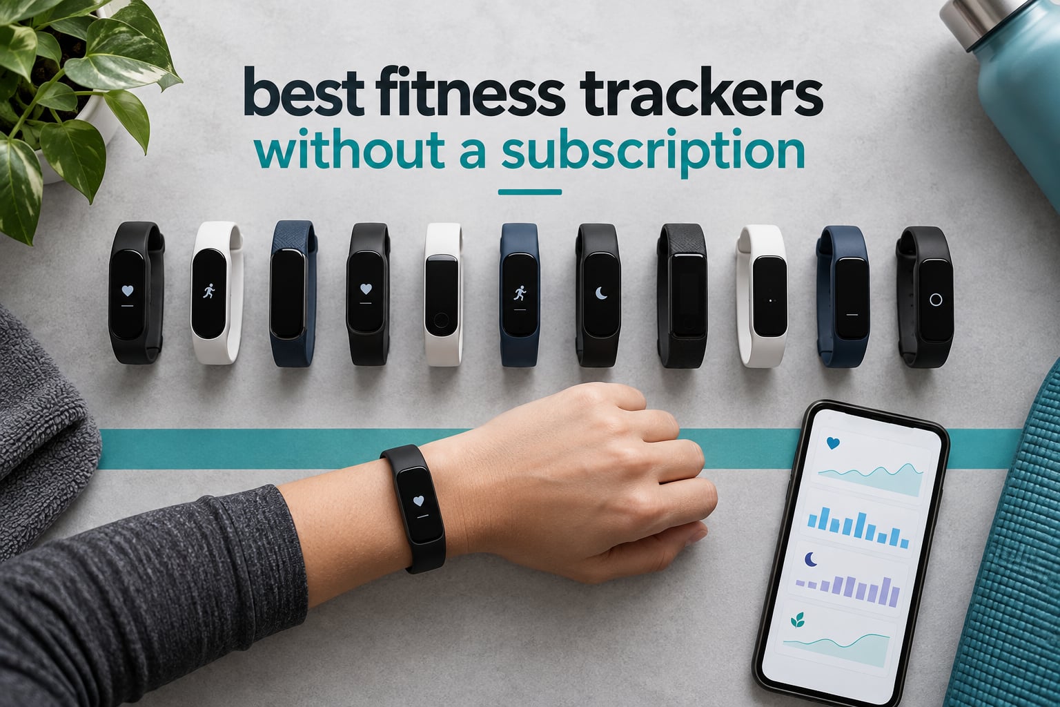 best fitness trackers without a subscription
