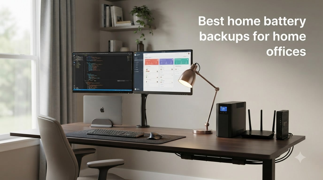 Best home battery backups for home offices