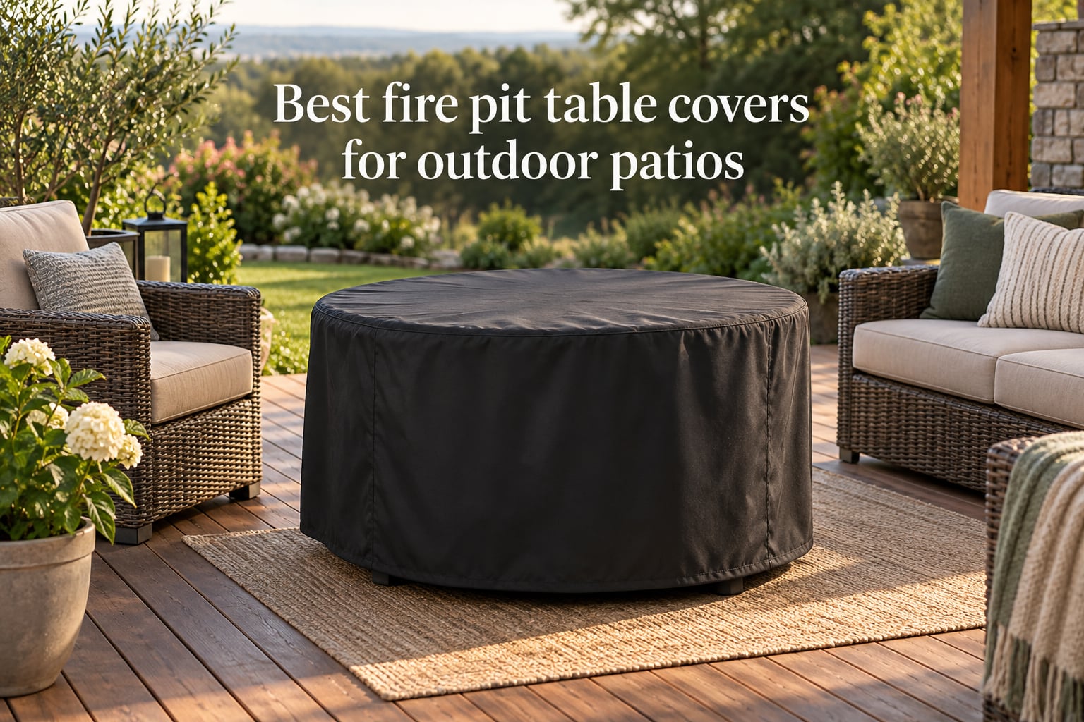 Best fire pit table covers for outdoor patios