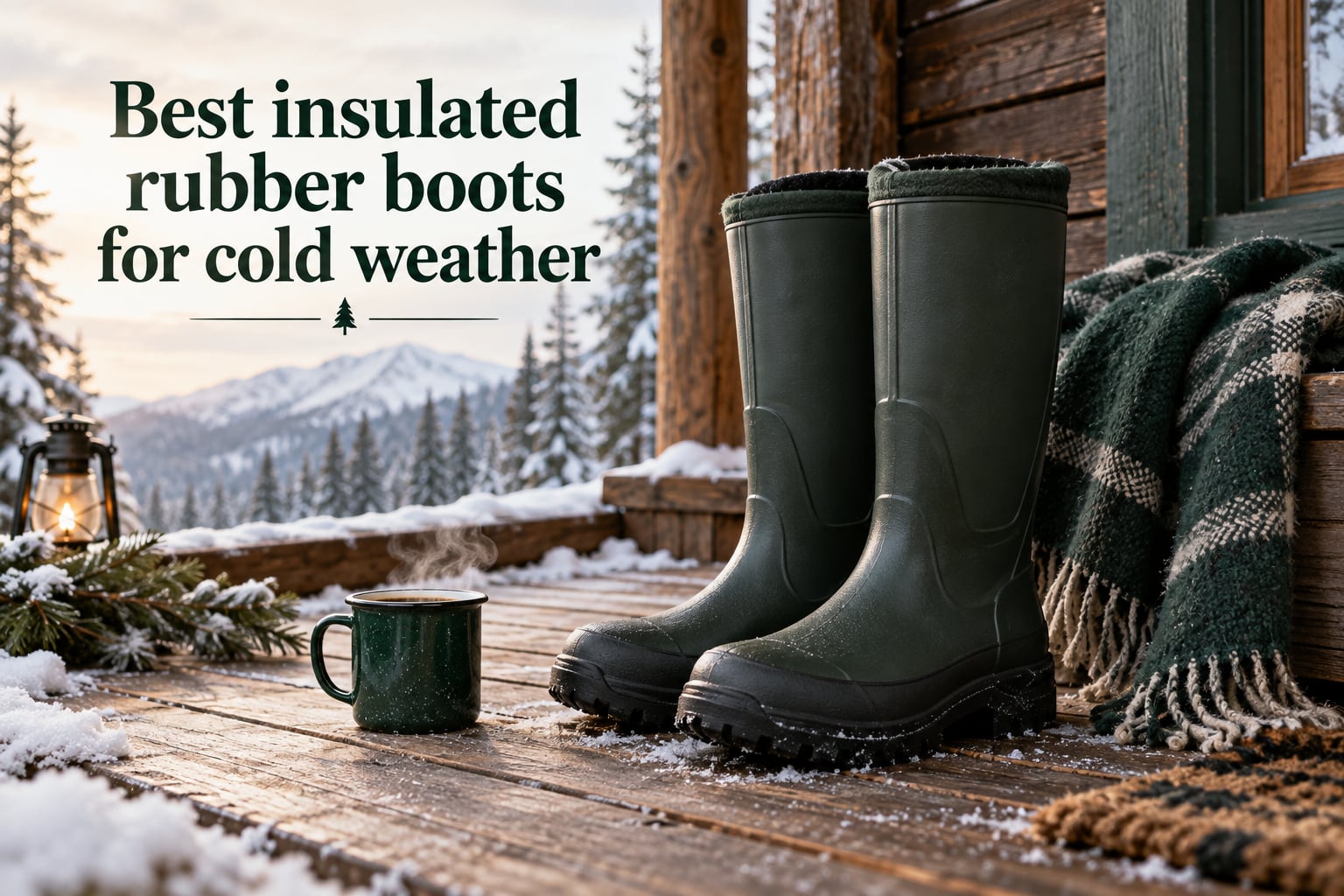 Best insulated rubber boots for cold weather