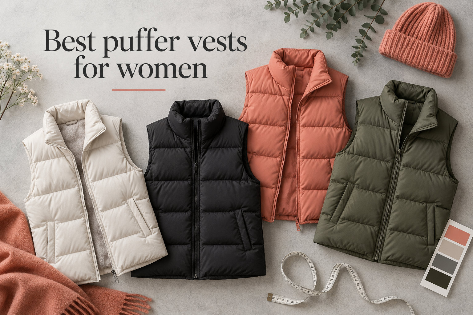 Best puffer vests for women