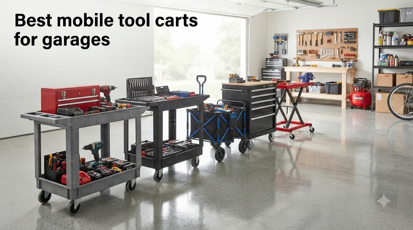 Best mobile tool carts for garages