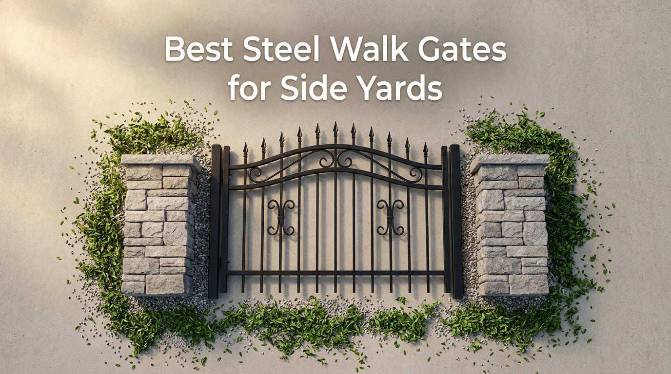 Best Steel Walk Gates for Side Yards
