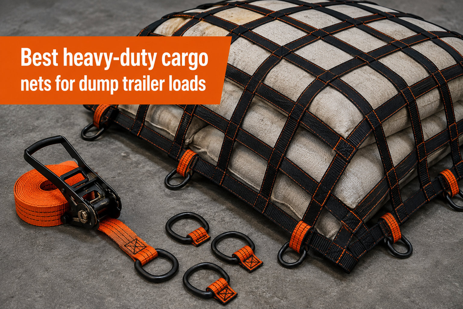 Best heavy-duty cargo nets for dump trailer loads