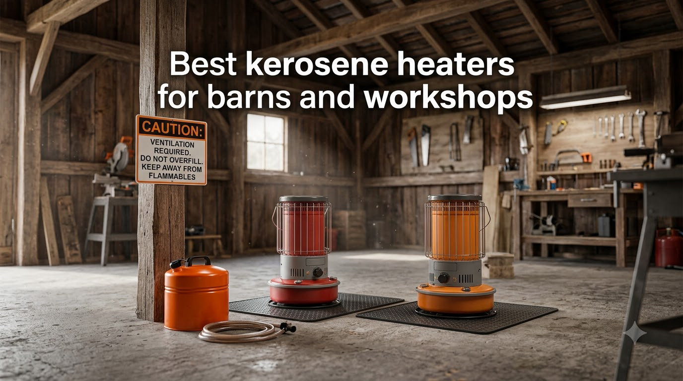 Best kerosene heaters for barns and workshops