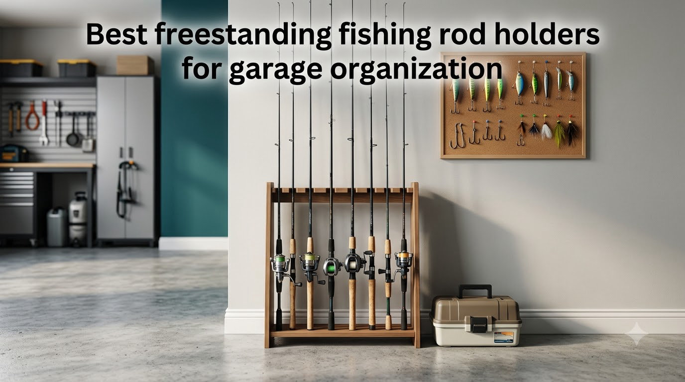 Best freestanding fishing rod holders for garage organization