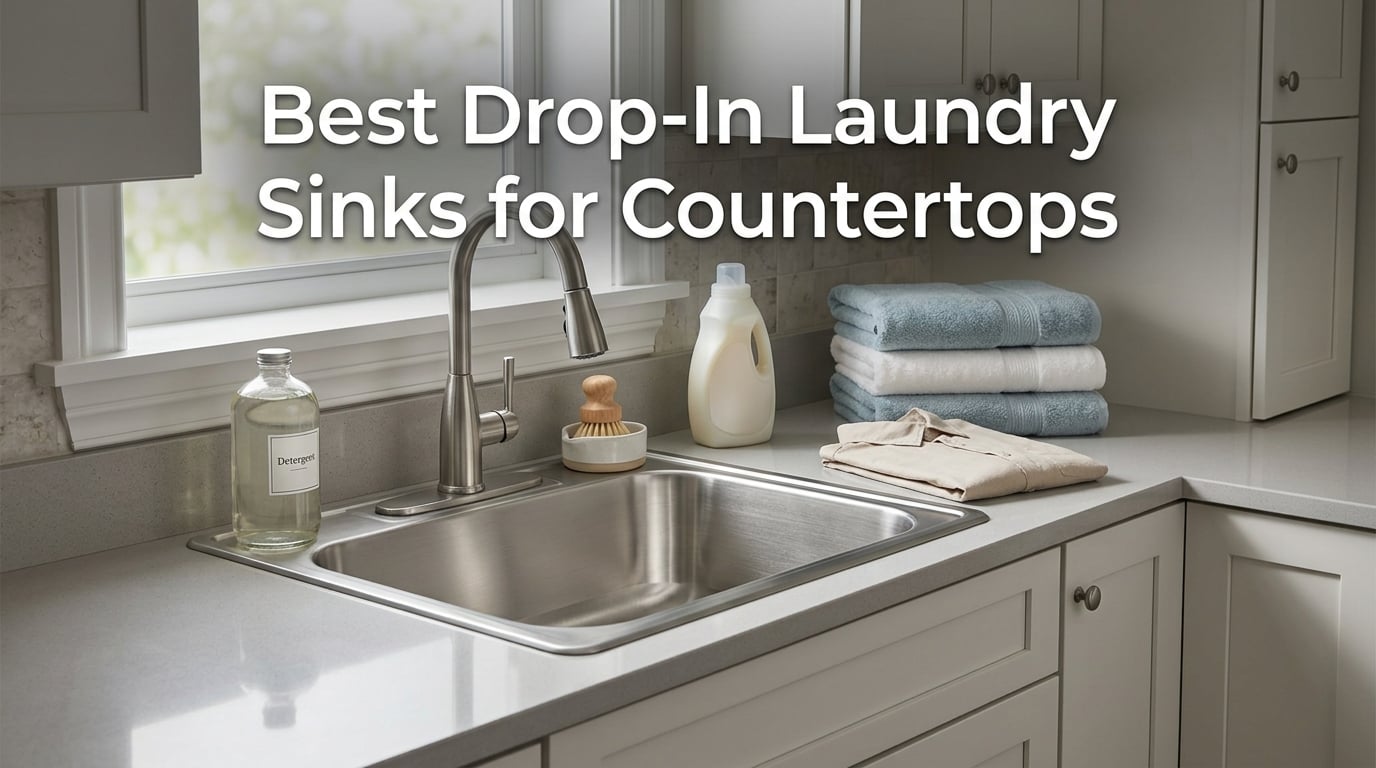 Best Drop-In Laundry Sinks for Countertops