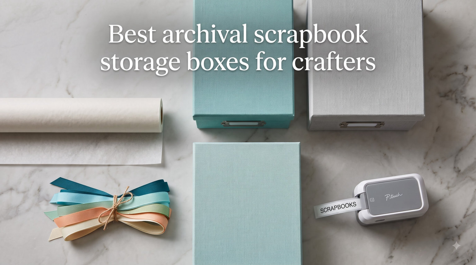 Best archival scrapbook storage boxes for crafters