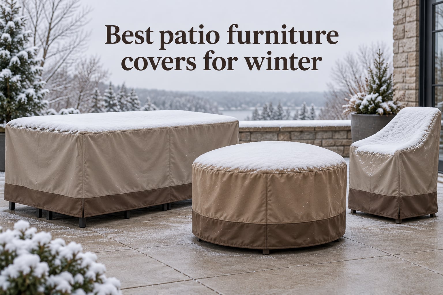 Best patio furniture covers for winter