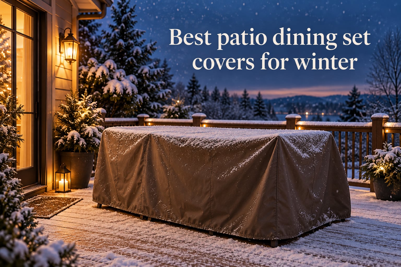 Best patio dining set covers for winter