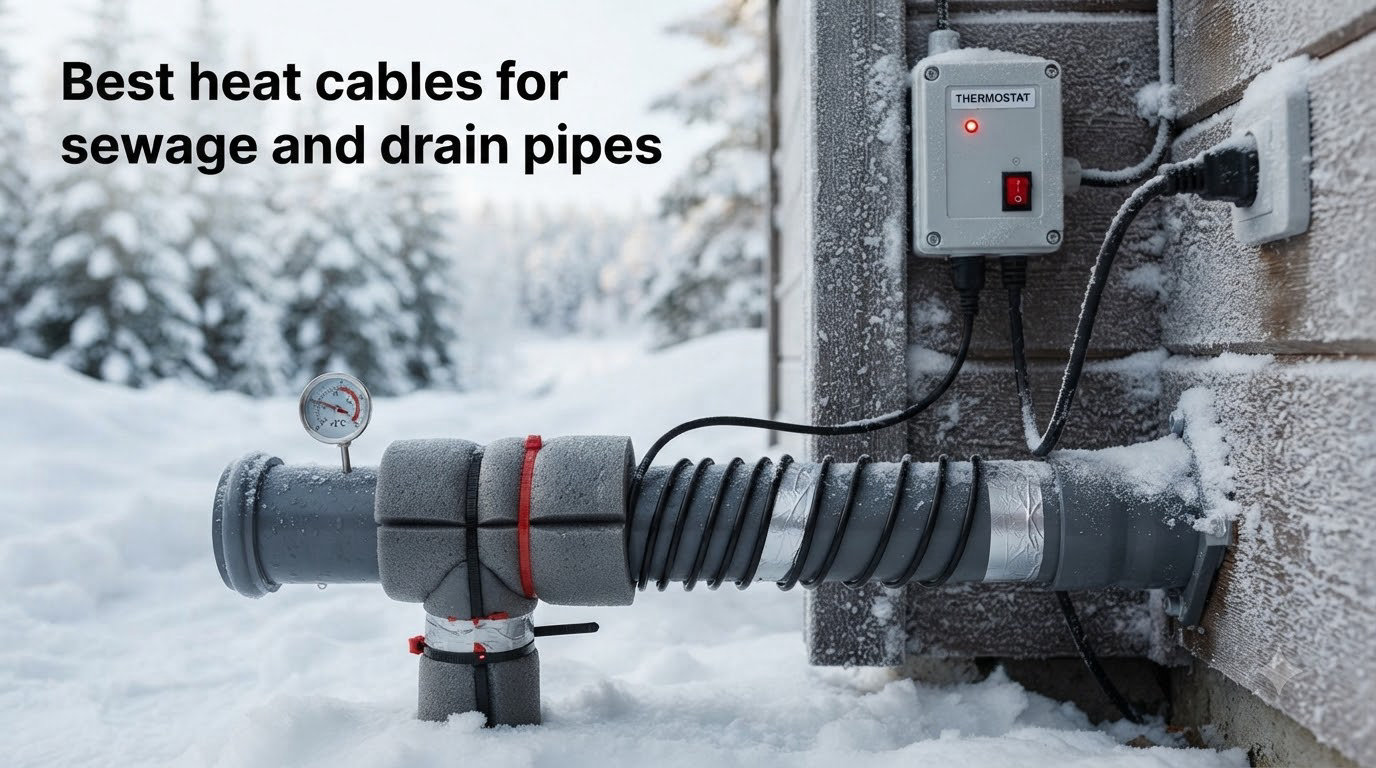 Best heat cables for sewage and drain pipes
