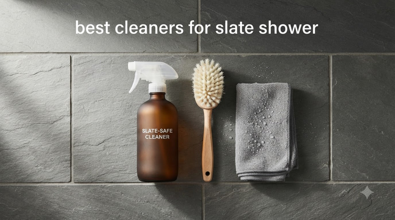 best cleaners for slate shower