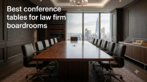 Best conference tables for law firm boardrooms