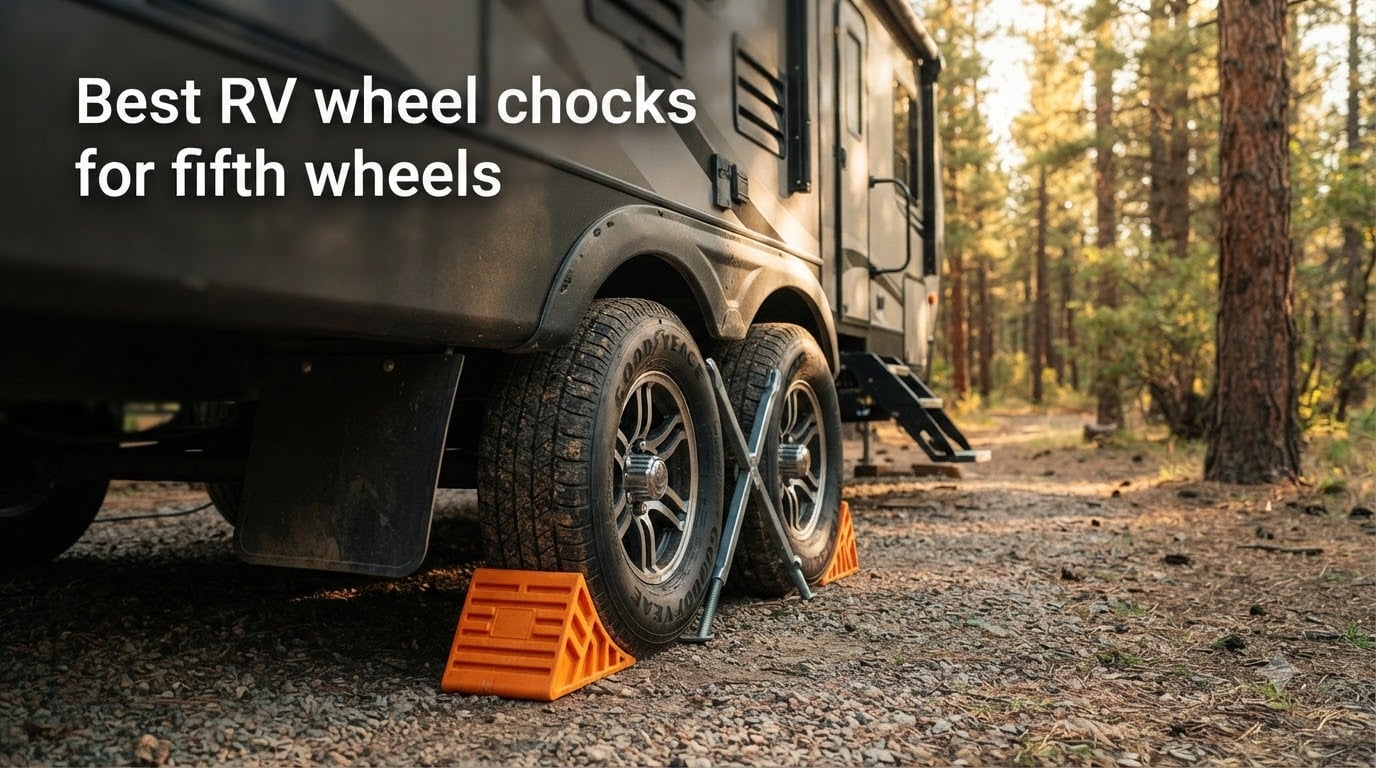 Best RV wheel chocks for fifth wheels