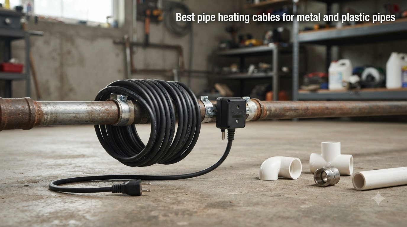 Best pipe heating cables for metal and plastic pipes