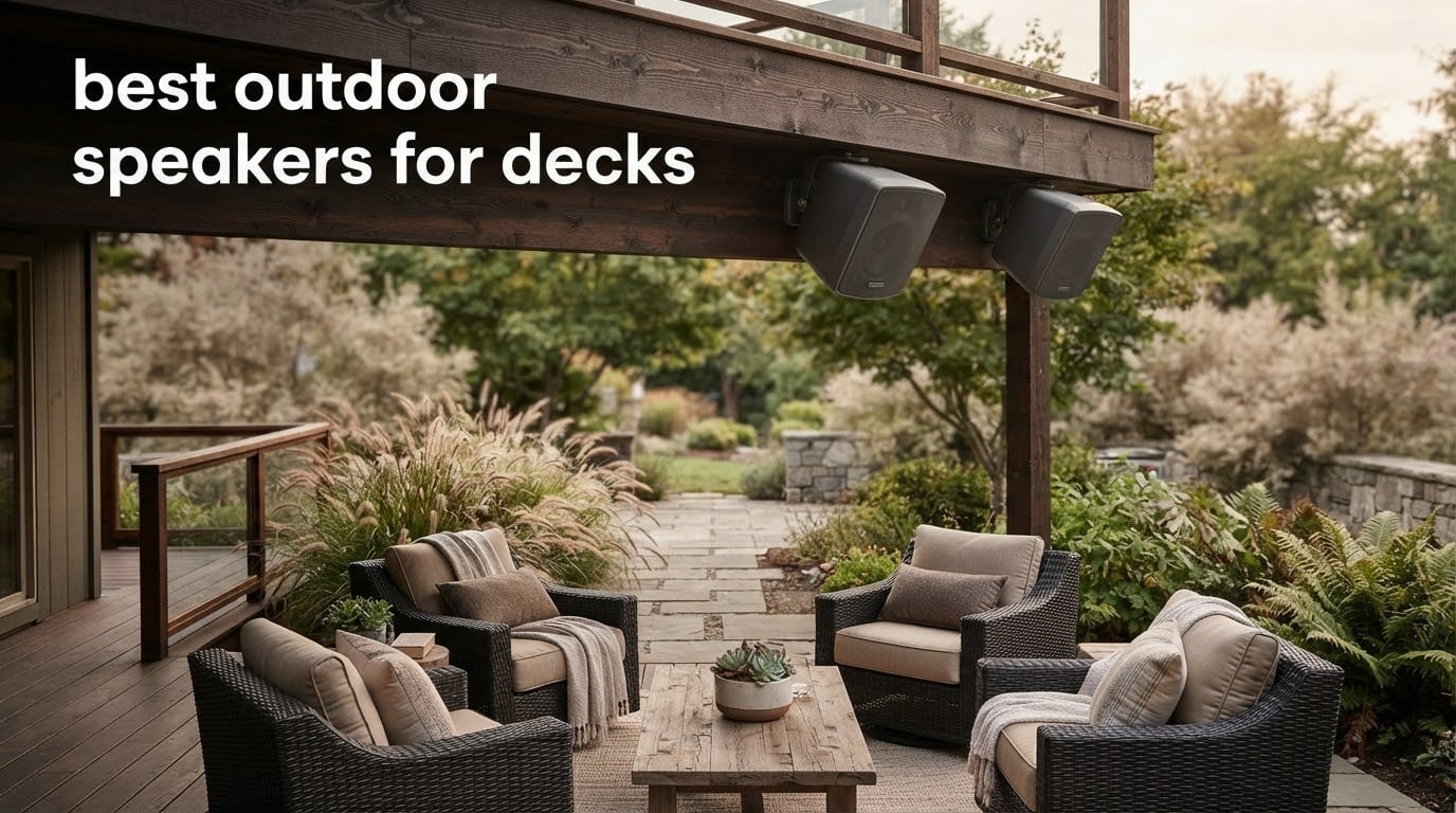 best outdoor speakers for decks