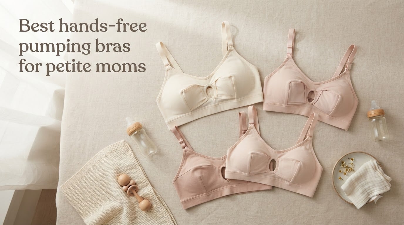 Best hands-free pumping bras for petite moms