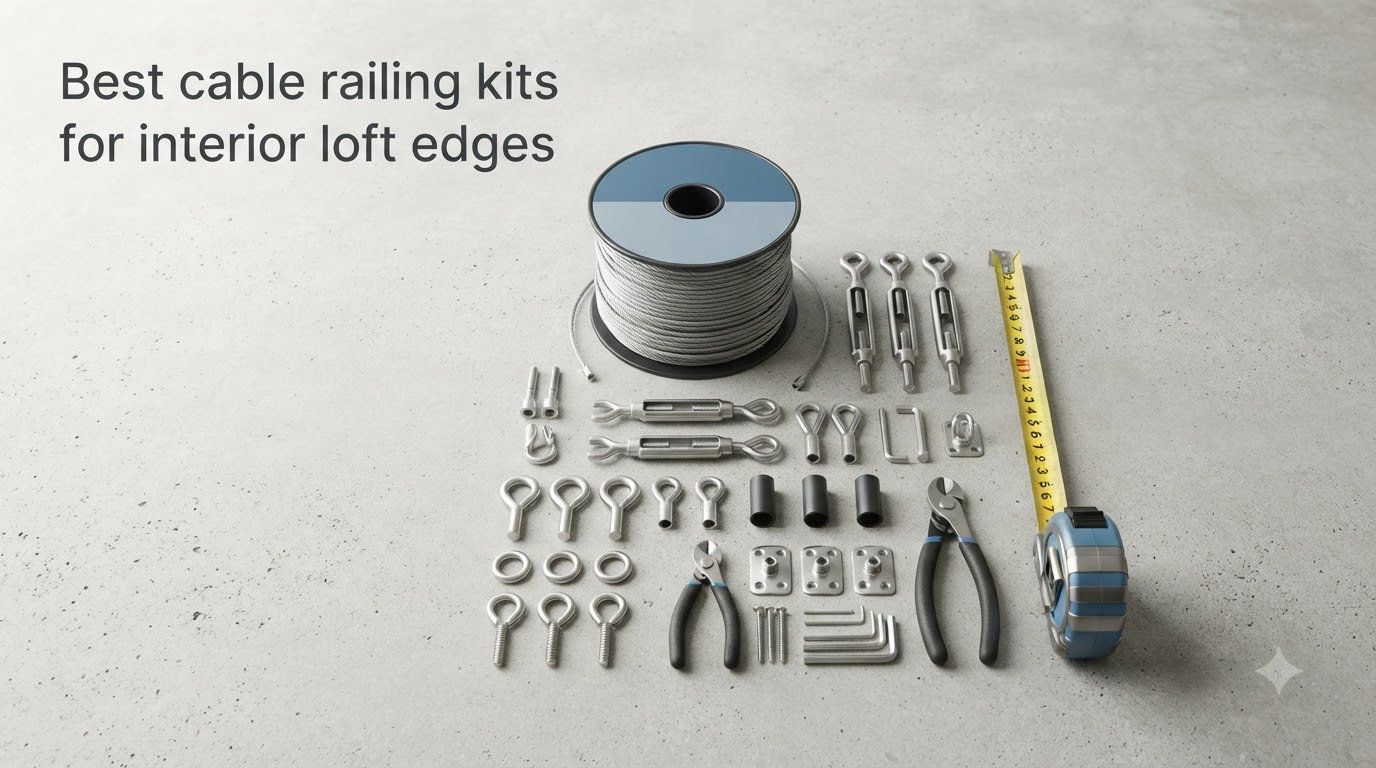 Best cable railing kits for interior loft edges