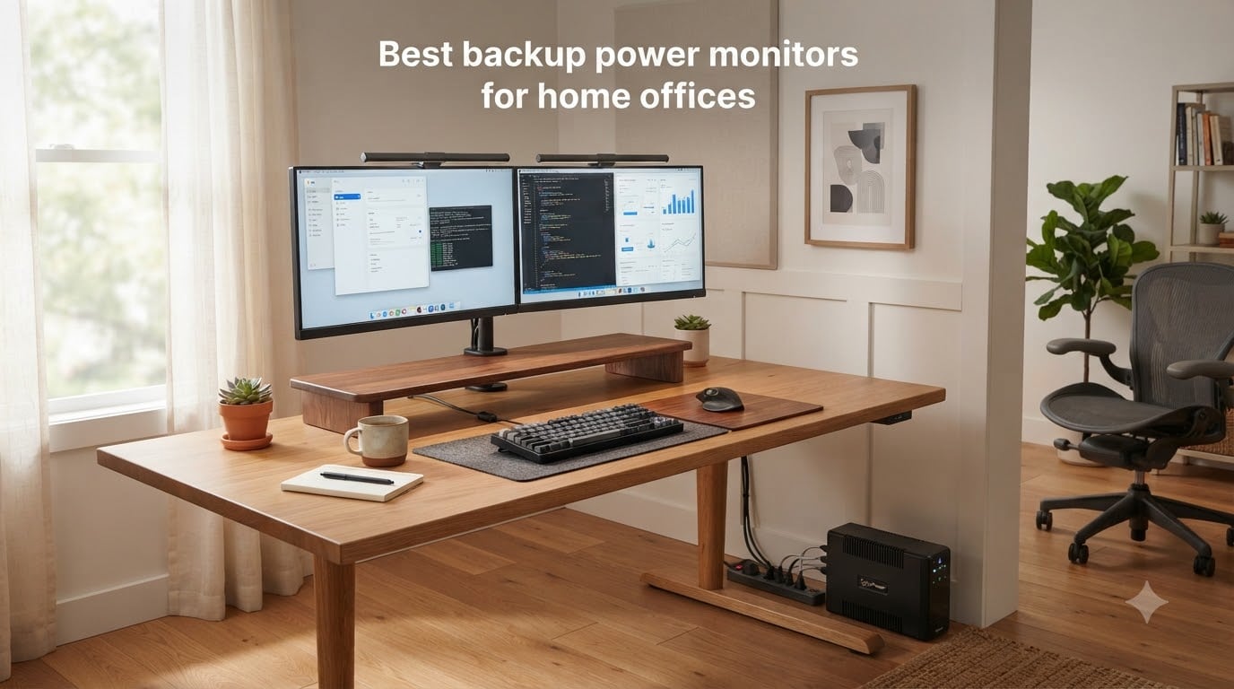 Best backup power monitors for home offices