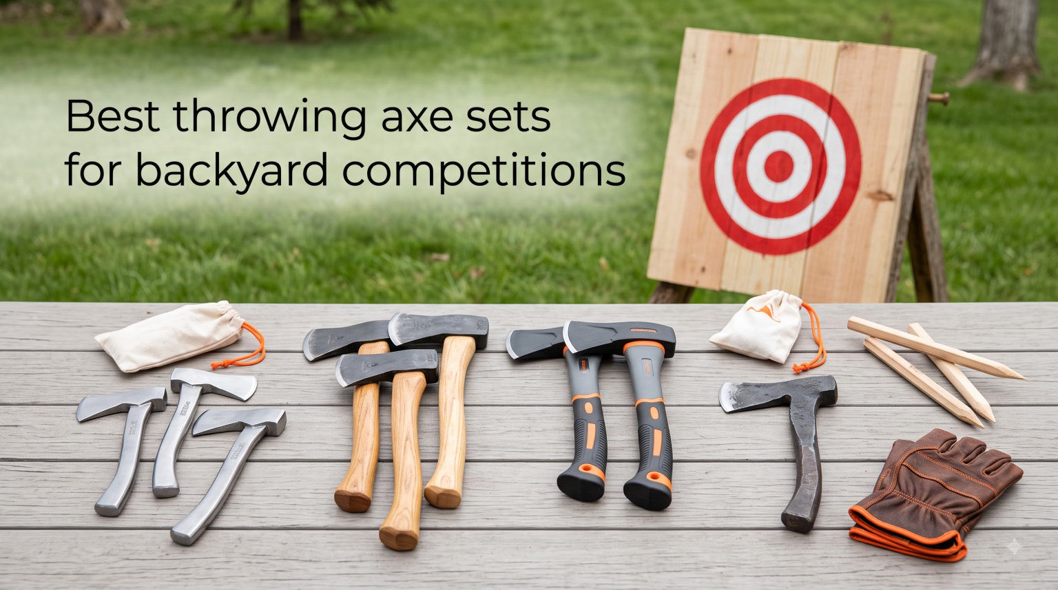 Best throwing axe sets for backyard competitions
