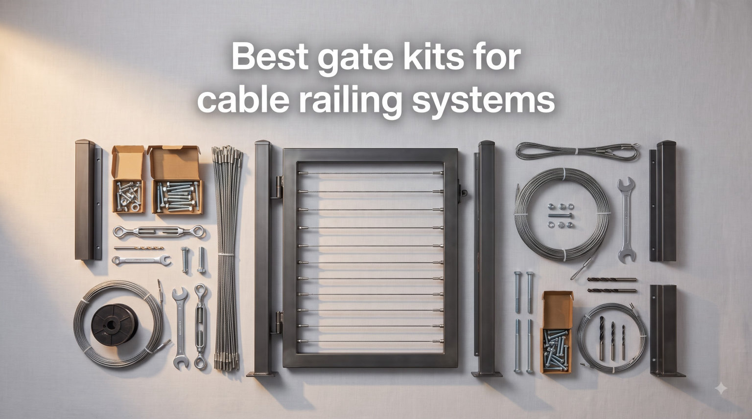 Best gate kits for cable railing systems