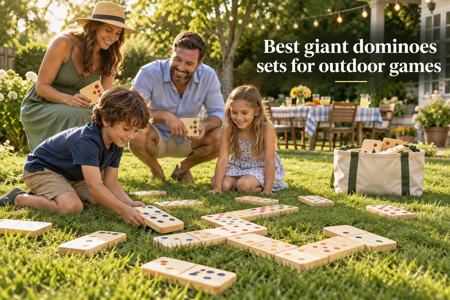 Best giant dominoes sets for outdoor games