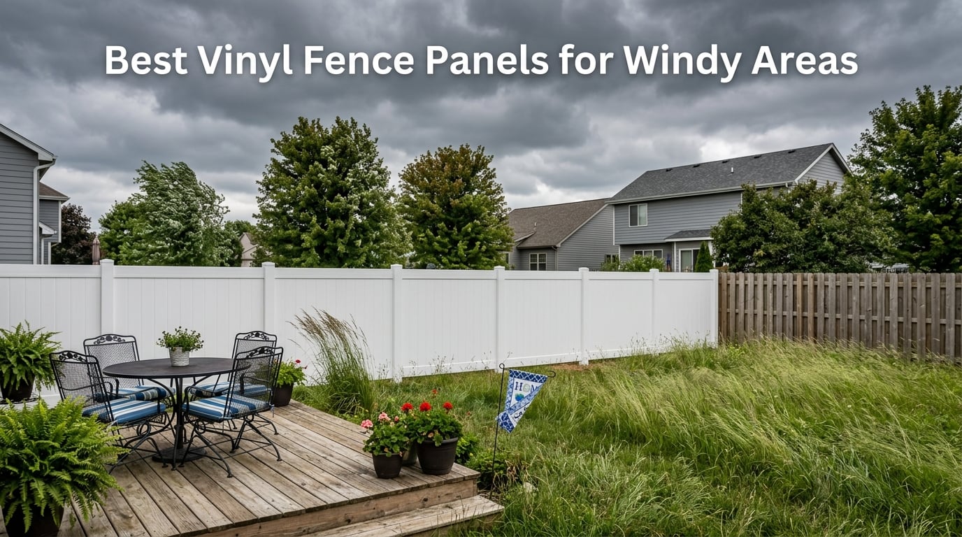 Best Vinyl Fence Panels for Windy Areas