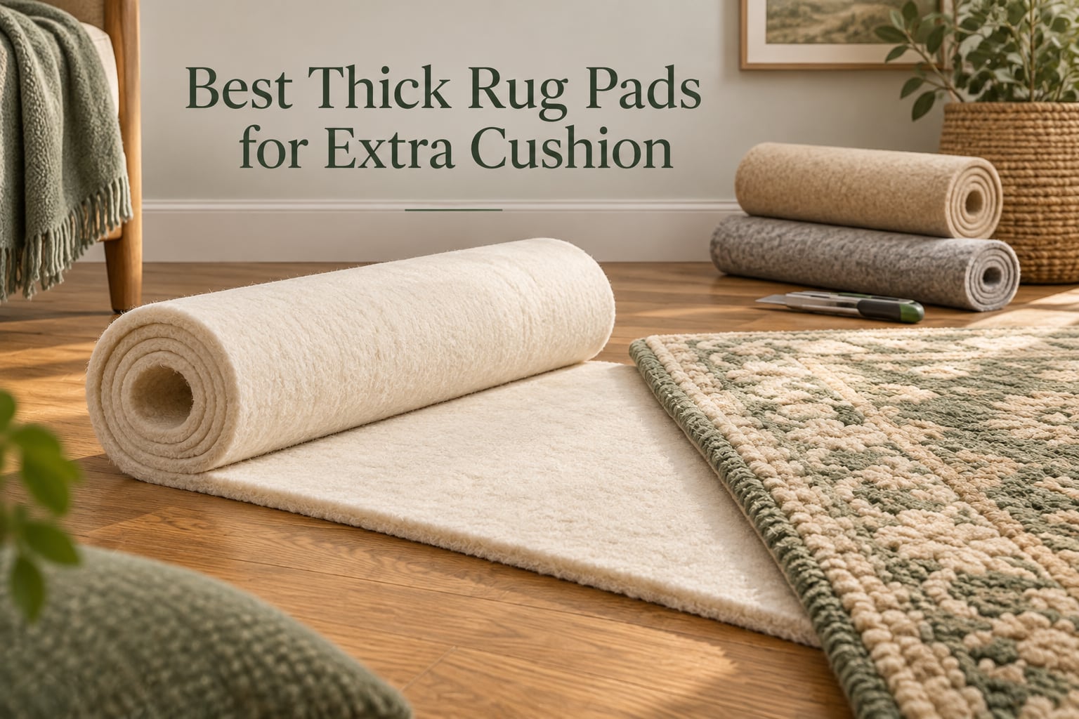 Best Thick Rug Pads for Extra Cushion
