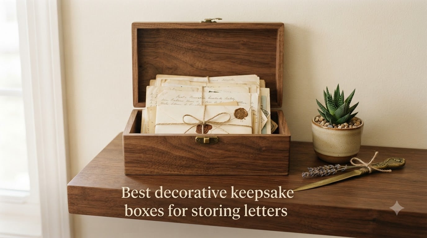 Best decorative keepsake boxes for storing letters