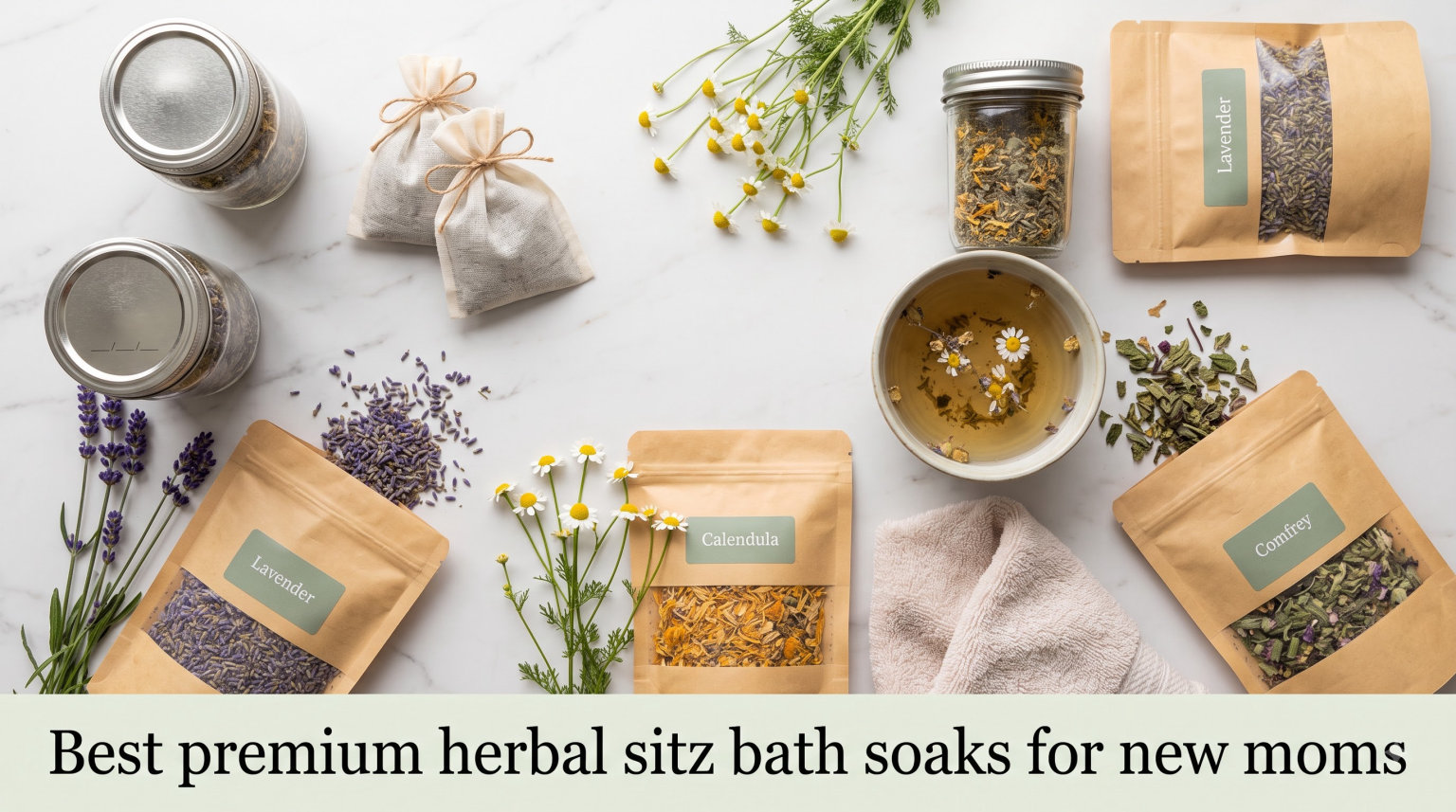 Best premium herbal sitz bath soaks for new moms