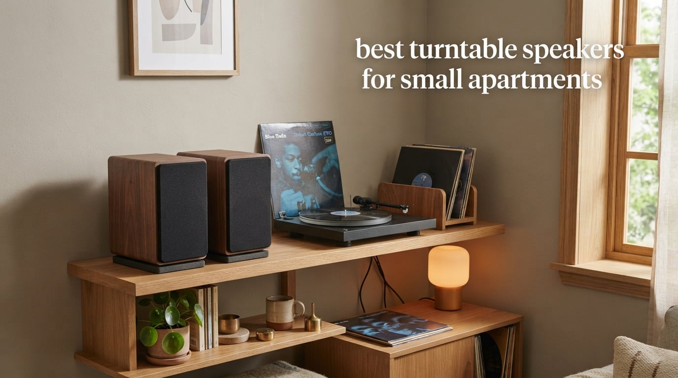 best turntable speakers for small apartments