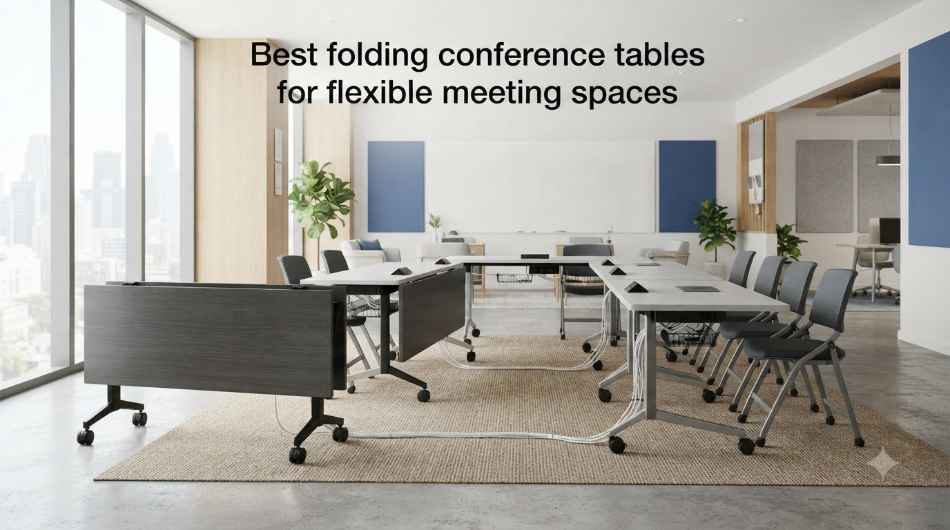 Best folding conference tables for flexible meeting spaces