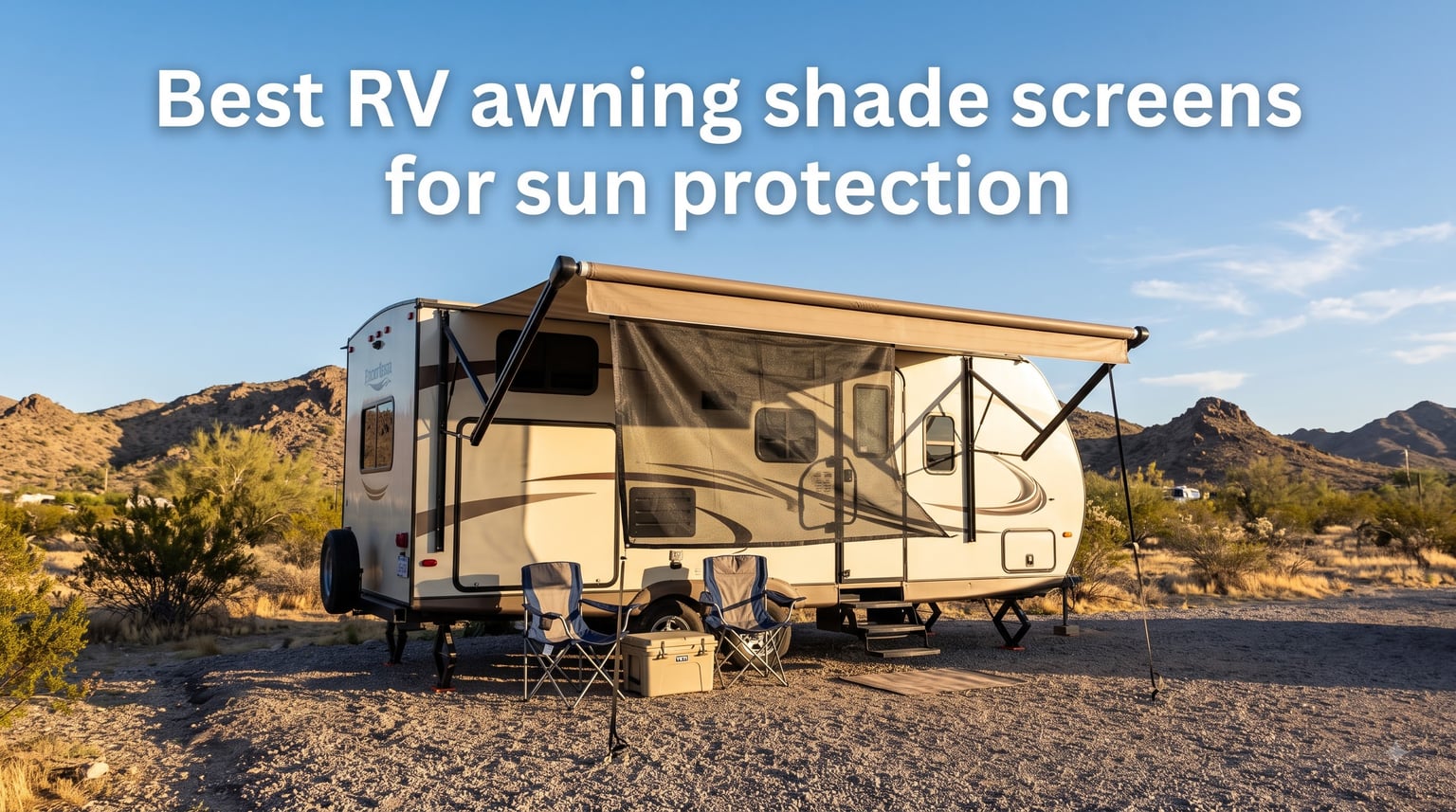 Best RV awning shade screens for sun protection