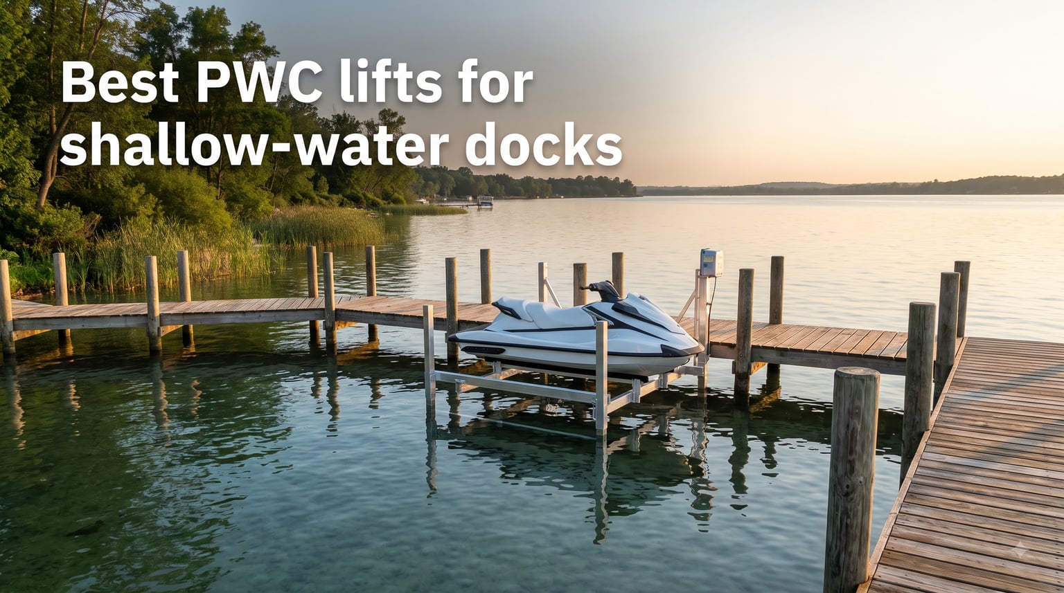 Best PWC lifts for shallow-water docks
