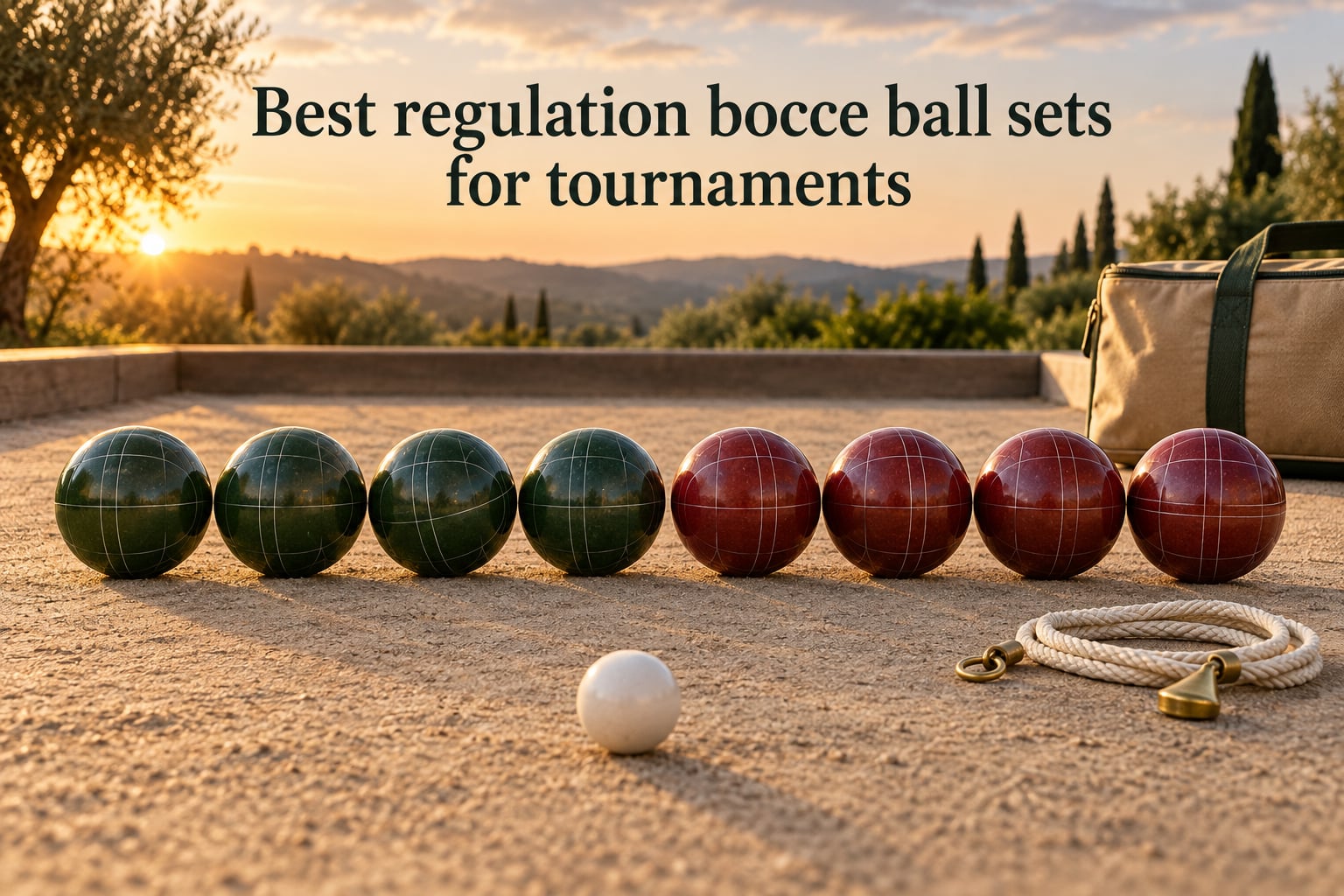 Best regulation bocce ball sets for tournaments