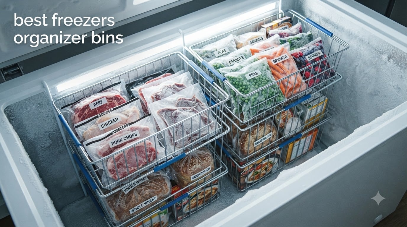 best freezers organizer bins