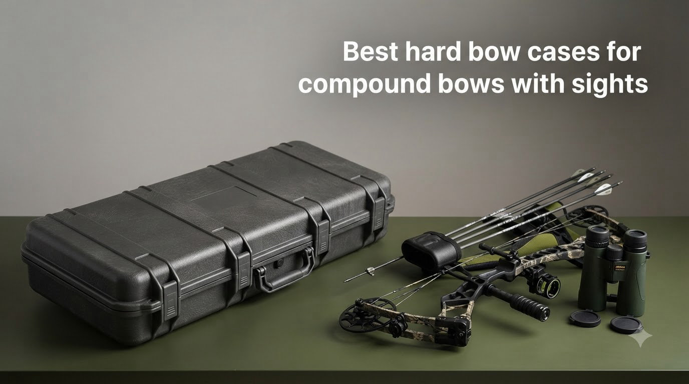 Best hard bow cases for compound bows with sights