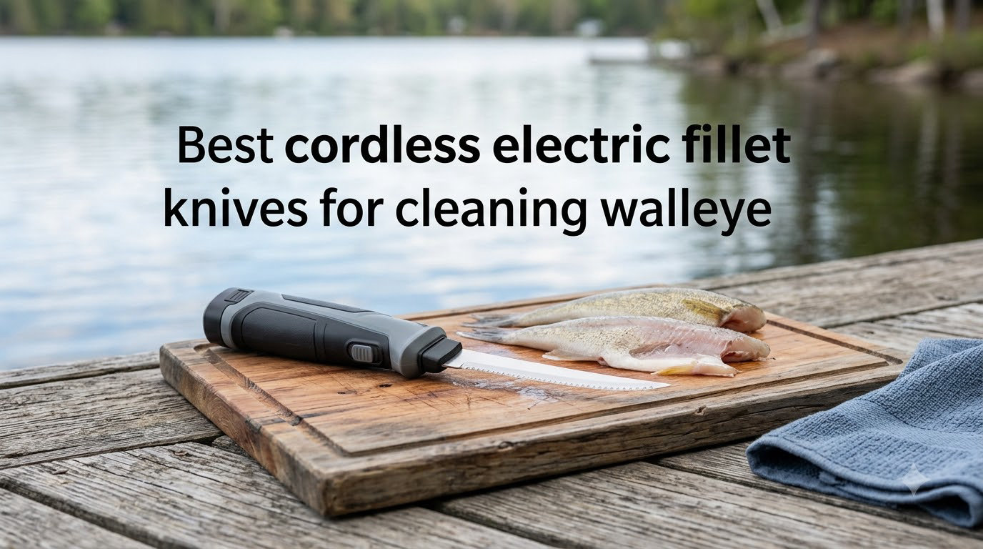 Best cordless electric fillet knives for cleaning walleye