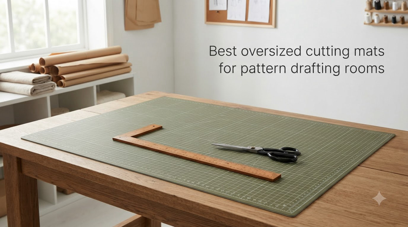 Best oversized cutting mats for pattern drafting rooms