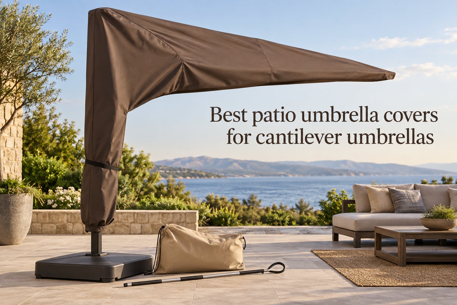 Best patio umbrella covers for cantilever umbrellas